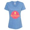 Women's Snow Heather Jersey V-Neck T-Shirt Thumbnail