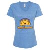 Women's Snow Heather Jersey V-Neck T-Shirt Thumbnail