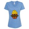 Women's Snow Heather Jersey V-Neck T-Shirt Thumbnail
