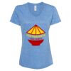 Women's Snow Heather Jersey V-Neck T-Shirt Thumbnail