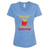 Women's Snow Heather Jersey V-Neck T-Shirt Thumbnail