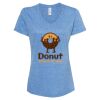 Women's Snow Heather Jersey V-Neck T-Shirt Thumbnail
