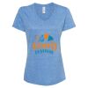 Women's Snow Heather Jersey V-Neck T-Shirt Thumbnail