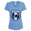 Women's Snow Heather Jersey V-Neck T-Shirt Thumbnail