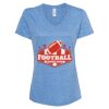 Women's Snow Heather Jersey V-Neck T-Shirt Thumbnail