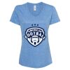 Women's Snow Heather Jersey V-Neck T-Shirt Thumbnail