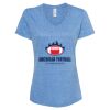 Women's Snow Heather Jersey V-Neck T-Shirt Thumbnail