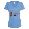 Women's Snow Heather Jersey V-Neck T-Shirt Thumbnail