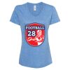 Women's Snow Heather Jersey V-Neck T-Shirt Thumbnail