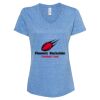Women's Snow Heather Jersey V-Neck T-Shirt Thumbnail