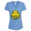 Women's Snow Heather Jersey V-Neck T-Shirt Thumbnail