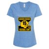 Women's Snow Heather Jersey V-Neck T-Shirt Thumbnail