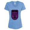 Women's Snow Heather Jersey V-Neck T-Shirt Thumbnail