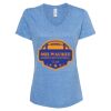 Women's Snow Heather Jersey V-Neck T-Shirt Thumbnail
