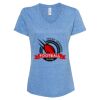 Women's Snow Heather Jersey V-Neck T-Shirt Thumbnail
