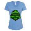 Women's Snow Heather Jersey V-Neck T-Shirt Thumbnail