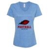 Women's Snow Heather Jersey V-Neck T-Shirt Thumbnail