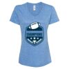 Women's Snow Heather Jersey V-Neck T-Shirt Thumbnail