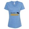 Women's Snow Heather Jersey V-Neck T-Shirt Thumbnail