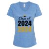Women's Snow Heather Jersey V-Neck T-Shirt Thumbnail