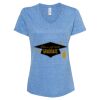 Women's Snow Heather Jersey V-Neck T-Shirt Thumbnail