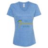 Women's Snow Heather Jersey V-Neck T-Shirt Thumbnail