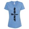 Women's Snow Heather Jersey V-Neck T-Shirt Thumbnail