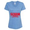Women's Snow Heather Jersey V-Neck T-Shirt Thumbnail