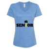 Women's Snow Heather Jersey V-Neck T-Shirt Thumbnail