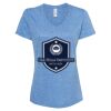 Women's Snow Heather Jersey V-Neck T-Shirt Thumbnail