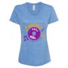 Women's Snow Heather Jersey V-Neck T-Shirt Thumbnail