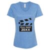 Women's Snow Heather Jersey V-Neck T-Shirt Thumbnail