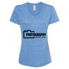 Women's Snow Heather Jersey V-Neck T-Shirt Thumbnail