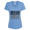 Women's Snow Heather Jersey V-Neck T-Shirt Thumbnail