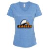 Women's Snow Heather Jersey V-Neck T-Shirt Thumbnail