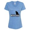 Women's Snow Heather Jersey V-Neck T-Shirt Thumbnail