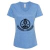 Women's Snow Heather Jersey V-Neck T-Shirt Thumbnail