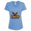 Women's Snow Heather Jersey V-Neck T-Shirt Thumbnail