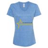 Women's Snow Heather Jersey V-Neck T-Shirt Thumbnail
