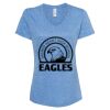 Women's Snow Heather Jersey V-Neck T-Shirt Thumbnail