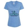 Women's Snow Heather Jersey V-Neck T-Shirt Thumbnail