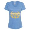 Women's Snow Heather Jersey V-Neck T-Shirt Thumbnail