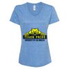 Women's Snow Heather Jersey V-Neck T-Shirt Thumbnail