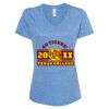 Women's Snow Heather Jersey V-Neck T-Shirt Thumbnail