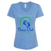 Women's Snow Heather Jersey V-Neck T-Shirt Thumbnail