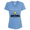 Women's Snow Heather Jersey V-Neck T-Shirt Thumbnail