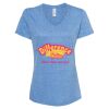 Women's Snow Heather Jersey V-Neck T-Shirt Thumbnail