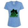 Women's Snow Heather Jersey V-Neck T-Shirt Thumbnail