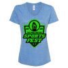 Women's Snow Heather Jersey V-Neck T-Shirt Thumbnail