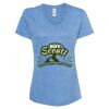 Women's Snow Heather Jersey V-Neck T-Shirt Thumbnail